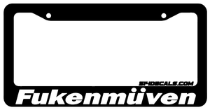 Fukenmuven License Plate Frame