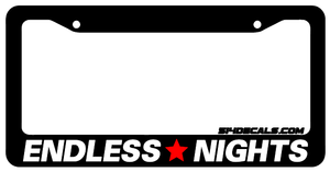 Endless Nights License Plate Frame