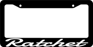 Ratchet License Plate Frame 