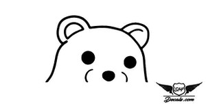 Naughty Bear Sticker Decal