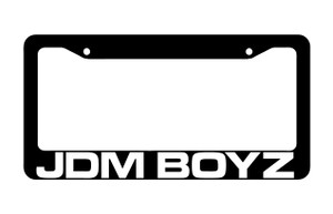 Jdm Boyz License Plate Frame