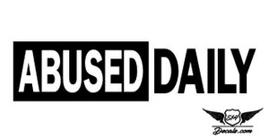 Abused Daily Sticker Decal