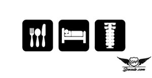 Eat Sleep Race Sticker Decal