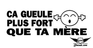 Que Ta Mere Sticker Decal