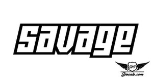 Savage Sticker Decal
