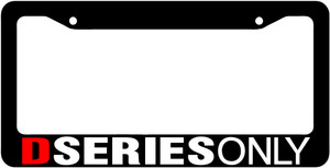 D Series License Plate Frame