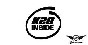 K20 Inside Sticker Decal