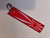 Red Jdm Flag Key Chain