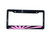 Rising Sun Pink License Plate Frame