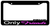 Only Friends Pink License Plate Frame