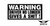 Warning Sticker Decal