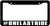 #onelastride License Plate Frame