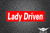 Lady Driven Slap Sticker Decal  