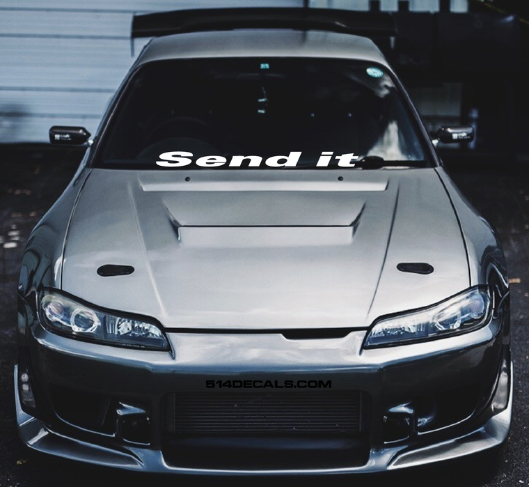 Send It Windshield Banner