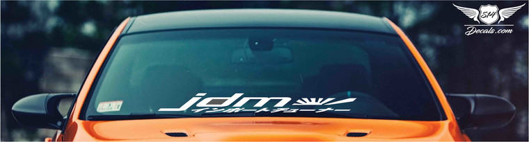 Jdm Logo Windshield Banner