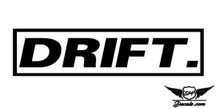 Slap DRIFT. Sticker Decal 
