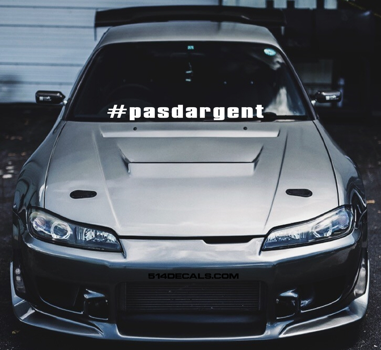 Pas Dargent Windshield Banner