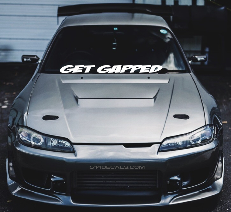 Get Gapped Windshield Banner