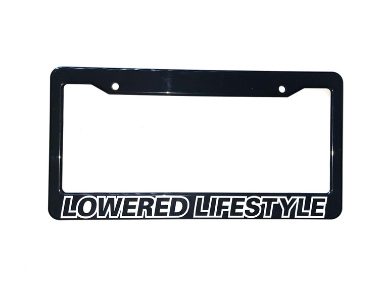 Lowered Lifestyle License Plate Frame