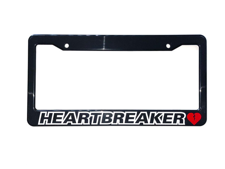 Heart Breaker License Plate Frame 