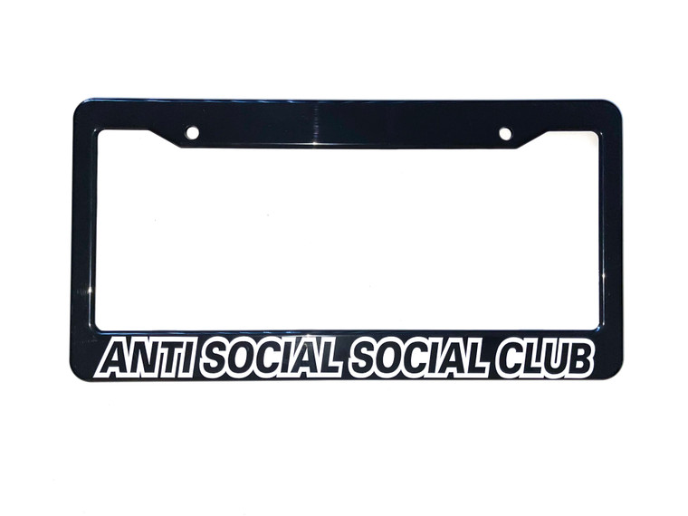 Anti Social Club License Plate Frame 
