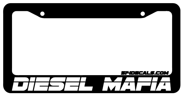 Diesel Mafia License Plate Frame