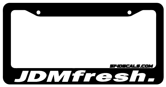 Jdm Fresh License Plate Frame