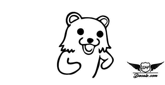 Jdm Bear Sticker Decal