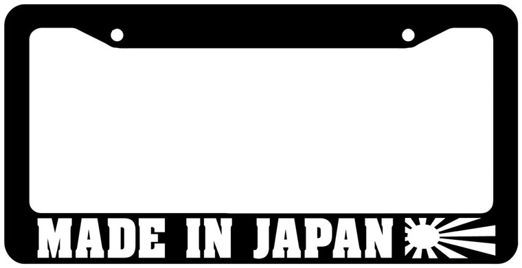 Made In Japan License Jdm Plate Frame 