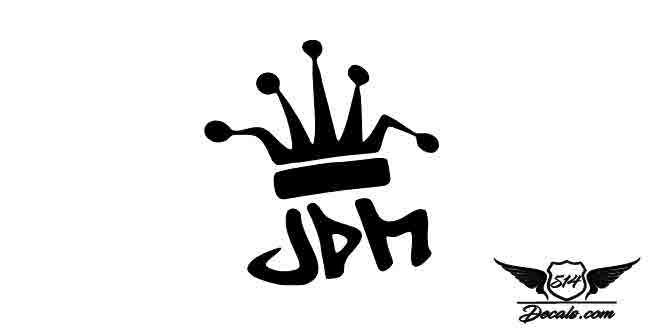 Jdm Crown Sticker Decal