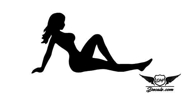 Hot Chick Sticker Decal