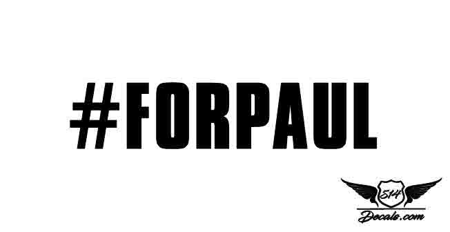 #FORPAUL Sticker Decals