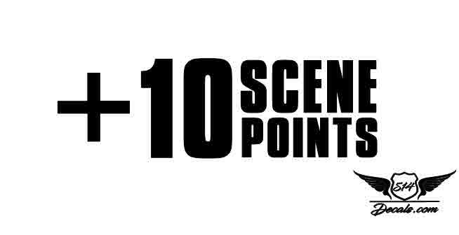 +10 Scene Points Sticker 