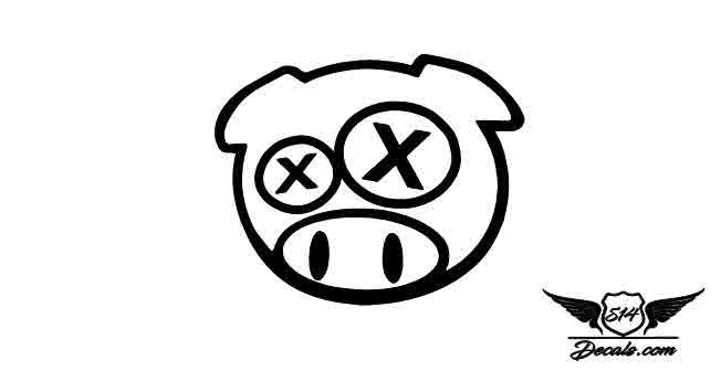 Drunk Pig Jdm Sticker Decal