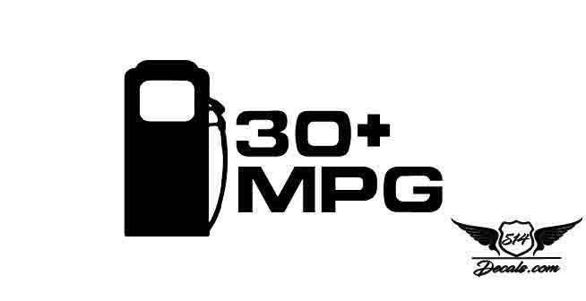 30+ Mpg Funny Jdm Sticker Decal   