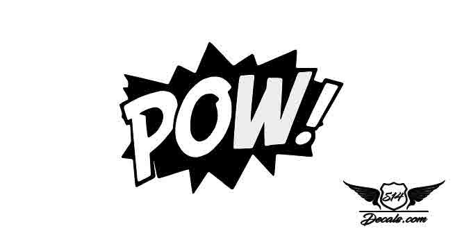 Jdm Pow Sticker Decal   