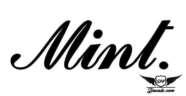 Mint Sticker Decal