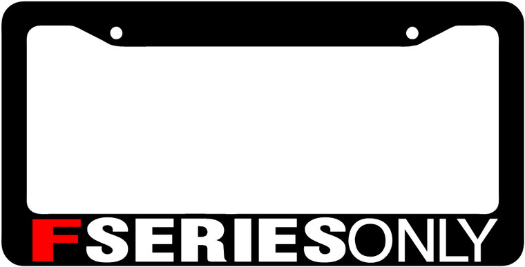 F Series License Plate Frame