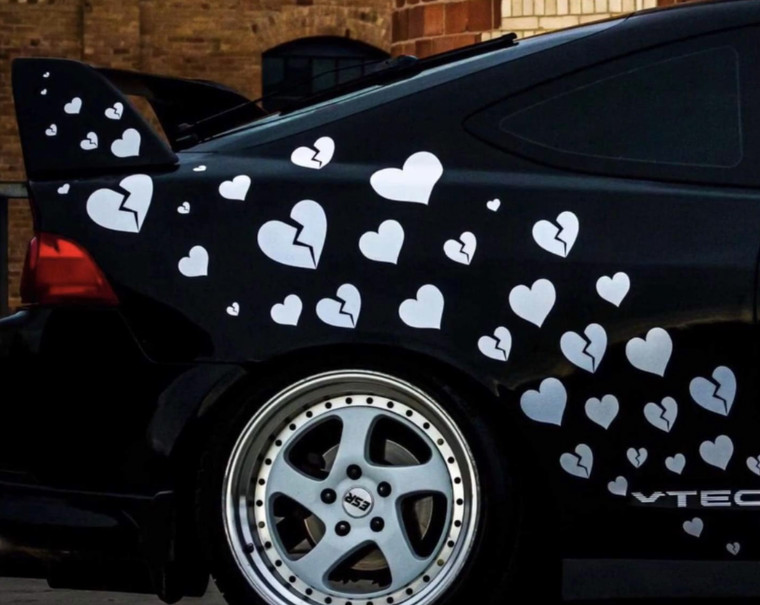 Heart Sticker Package 2 Sides