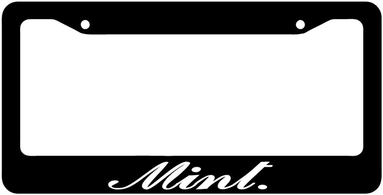 Mint Small License Plate Frame