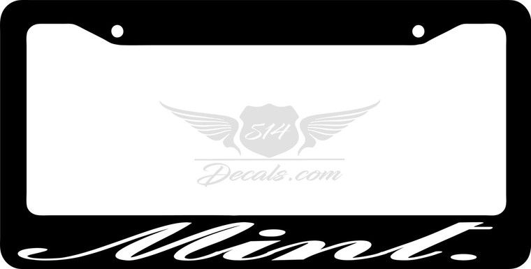 Mint License Plate Frame