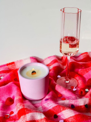 Pink Raspberries Candle