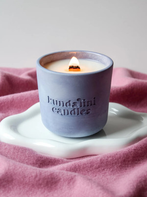 vanilla & moonflower candle