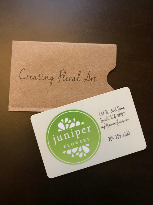 Juniper flowers gift card