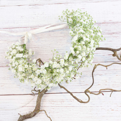 The Babies Breath Flower Crown