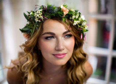 Flower Crown of babies breath