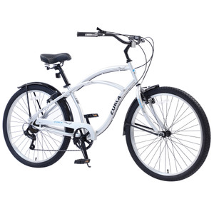 Men's 7-Speed Beach Cruiser Bike - Comfortable, Stylish, Multiple Colors Men's 7-Speed Beach Cruiser Bike - Comfortable, Stylish, Multiple Colors