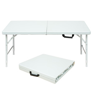 4ft Portable Folding Table for Indoor & Outdoor Use - 135KG Weight Capacity 4ft Portable Folding Table for Indoor & Outdoor Use - 135KG Weight Capacity