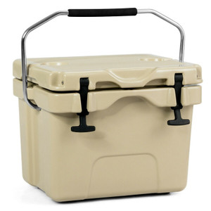 Portable Insulated Ice Cooler with 4-Day Cold Insulation - 16 Quart Capacity Portable Insulated Ice Cooler with 4-Day Cold Insulation - 16 Quart Capacity