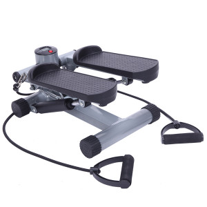 Get Fit at Home with Aerobic Step Climber - Includes Digital Training Computer and Resistance Bands